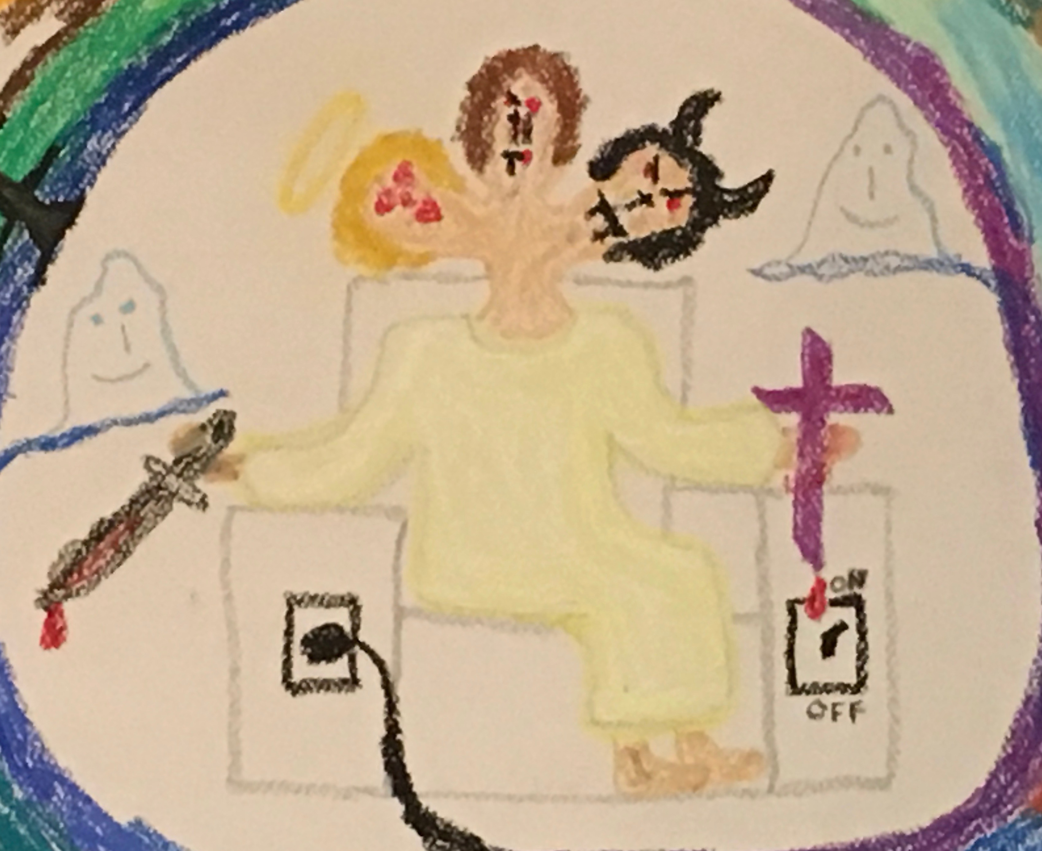 Jesus-Harry-Satan Face of Confusion